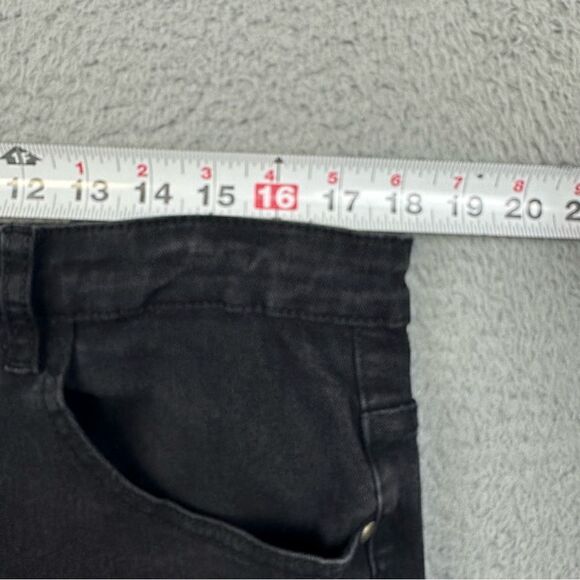 Waimea Jeans Mens 38 Black Skinny Distressed Denim Hipster Grunge Stretch 36x29* - Picture 7 of 14